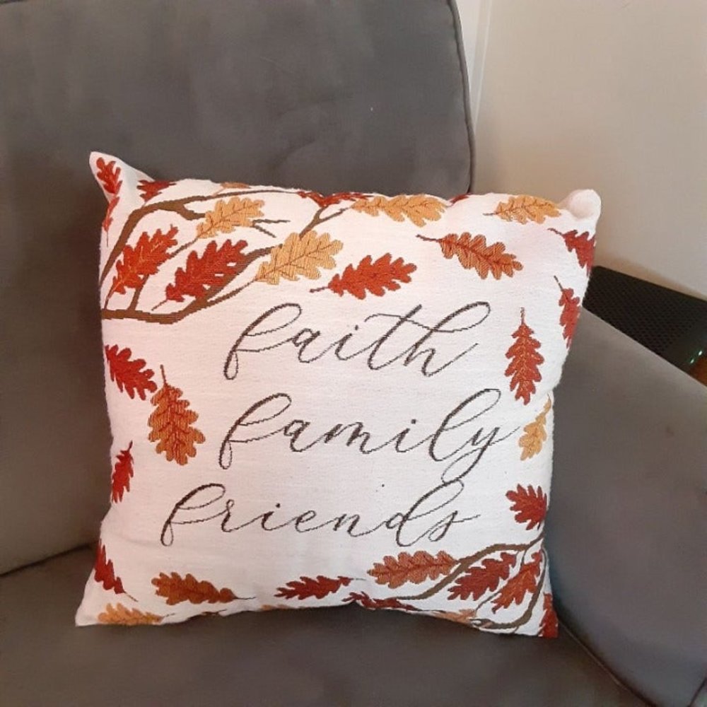 fall throw pillow